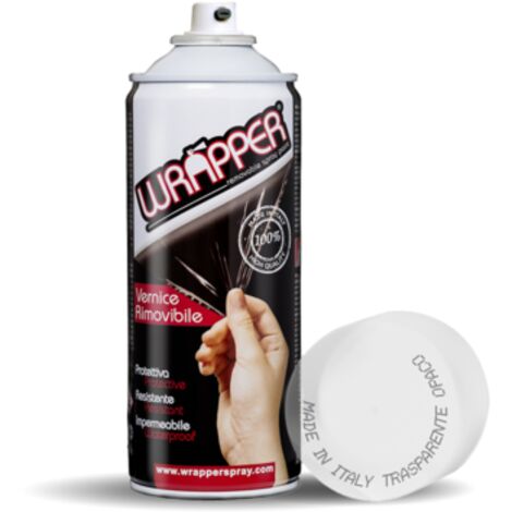 Wrapper Spray Vernice Pellicola Removibile 400ml – Vari Colori e Finiture Trasparente Opaco (1/2)