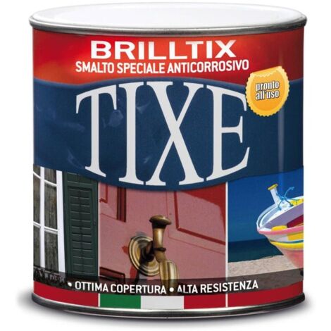 TIXE Brilltix Smalto Antiruggine Nero Opaco per ferro e metalli 750ml