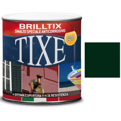 TIXE Brilltix Smalto antiruggine Verde Vittoria - per ferro e metalli 500ml