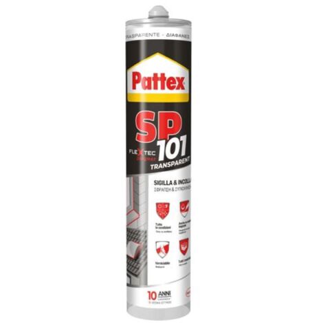 SILICONE SIGILLANTE POLIMERO PATTEX SP101 280ML TRASPARENTE