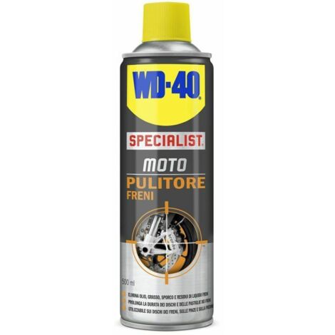WD-40 Specialist Moto pulitore per dischi pinze pattini per moto Spray da 500 ml