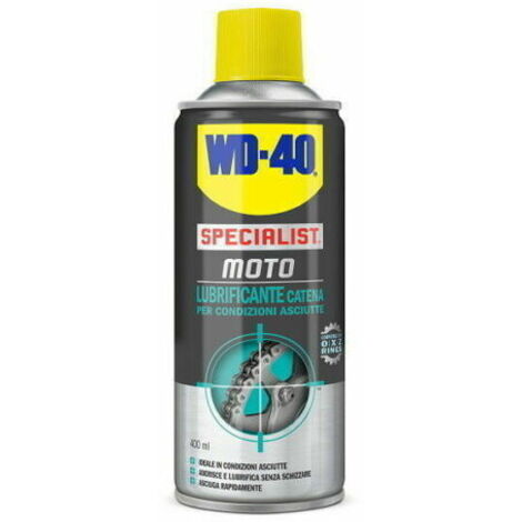 WD-40 SPECIALIST MOTO SPRAY LUBRIFICANTE CATENA CONDIZIONI ASCIUTTE