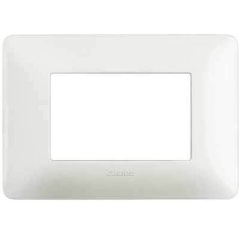 BTICINO AM4803BBN - Placca 3 Moduli - Bianco - Materiale Tecnopolimero - Matix