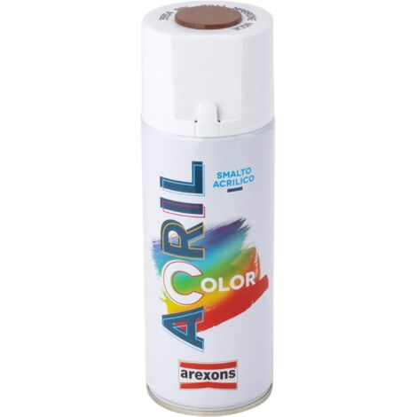 Bomboletta spray smalto acrilico acrilcolor 3954 marrone noce ral 8011 arexons