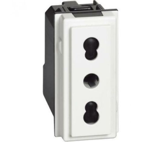 BTicino Living Now KW4180 Presa Bipasso 10/16A Bianco