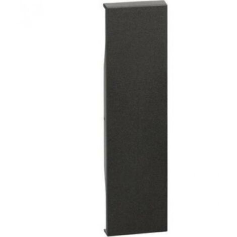 Cover Bticino Living Now per falsi polo 1 modulo nero - KG00