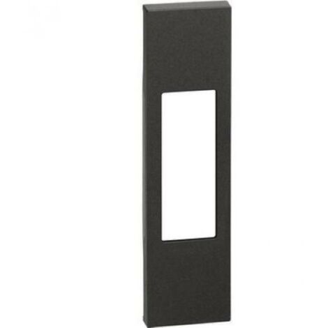 Cover Bticino Living Now per Prese, Bipolari, pulsante tirante Nero KG02