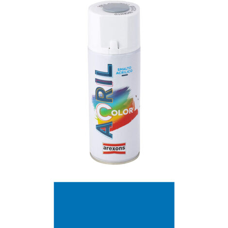 Bomboletta spray smalto acrilico acrilcolor 3951 blu traffico ral 5017 arexons