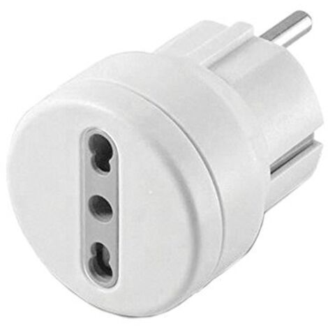 ADATTATORE SPINA SCHUKO-BIPASSO 10/16A FIG.13 ELECTRALINE 3PMARK PZ 25,0
