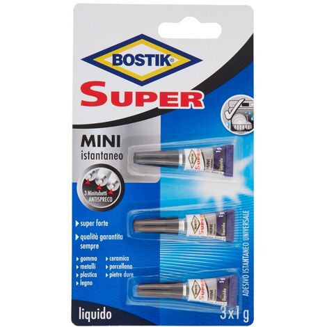Bostik Super Mini 3x1g - Colla Universale Istantanea