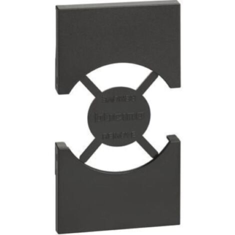 Cover Bticino Living Now per Presa Schuko 2 Moduli Nero KG03