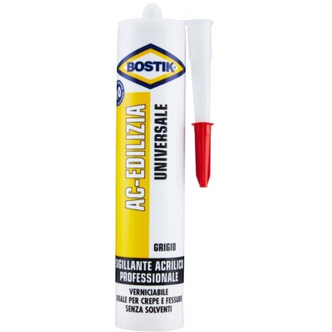 Bostik Silicone Verniciabile AC-EDILIZIA  Silicone Verniciabile Grigio