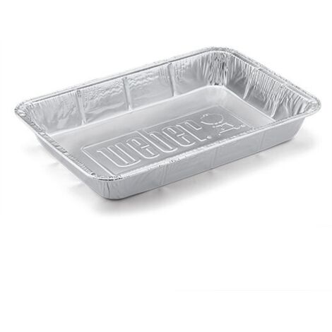 Vaschette di Raccolta in Alluminio Weber 10 pz - 6416