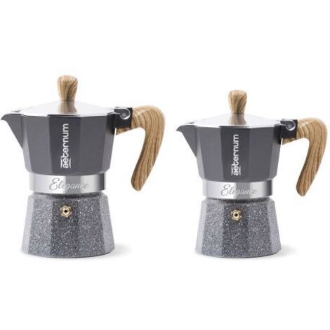 CAFFETTIERA MOKA BIALETTI ESPRESSO AETERNUM ELEGANCE 1 3 TAZZE 50401