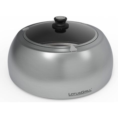 Cappa in Acciaio con Coperchio in Vetro per LotusGrill Standard - LG COP SG 34