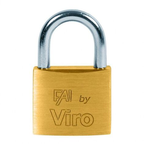 VIRO LUCCHETTO SERIE 406 CON 4 COMBINAZIONI IN OTTONE MM40