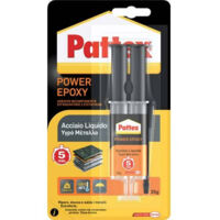 Acciaio Liquido Pattex Siringa Bicomponente Epossidico Metallo a Base di Resina 35g