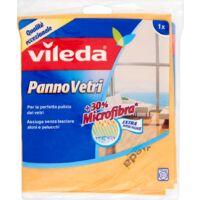 Vileda panno vetri in microfibra 40x36cm, CORSIA CASALINGHI, PULIZIA -  PANNO