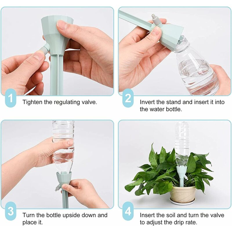 Acheter Tuyau d'arrosage de 50m, système d'irrigation goutte à goutte de  4/7mm pour la maison, le jardin, les plantes, les fleurs, approvisionnement  en eau