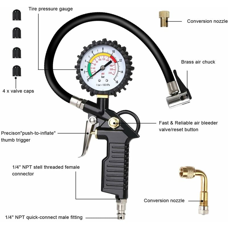  Pneu/ensemble Pneu Chambre à Air Avant 2.75-17 3.00-17 Tige de  Valve en Alliage D'acier Buse de Gaz pour C70 CL70 CR80 CRF100F CRF125F