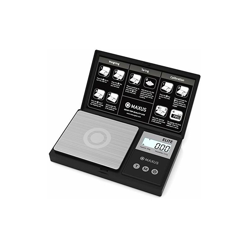 MAXUS Precision Pocket Scale 200g x 0.01g, Elite Digital Gram Scale Small  Sca