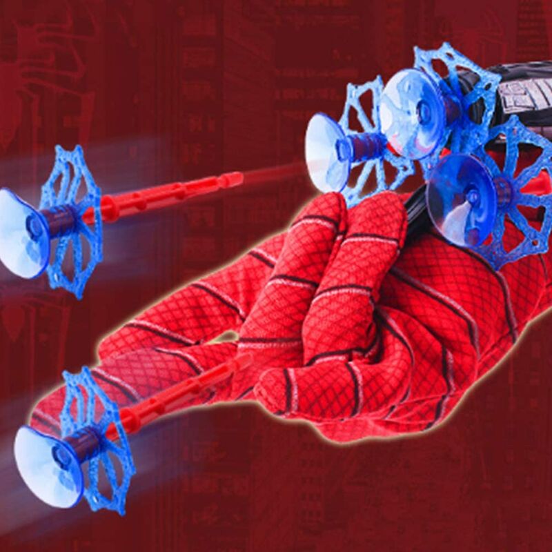 Jouets de tir Accessoires de Costumes Super Spiderman Cosplay Gant Launcher Jouet éducatif drôle Enfants Jouets de Poignet Lewpox Spider Man Toy 