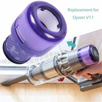 Filtre Lavable pour Aspirateur Dyson V11 SV14 Séries, Dyson V11 SV14 Filtre Rechange, Remplacer Dyson DY-970013-02 & 97001302
