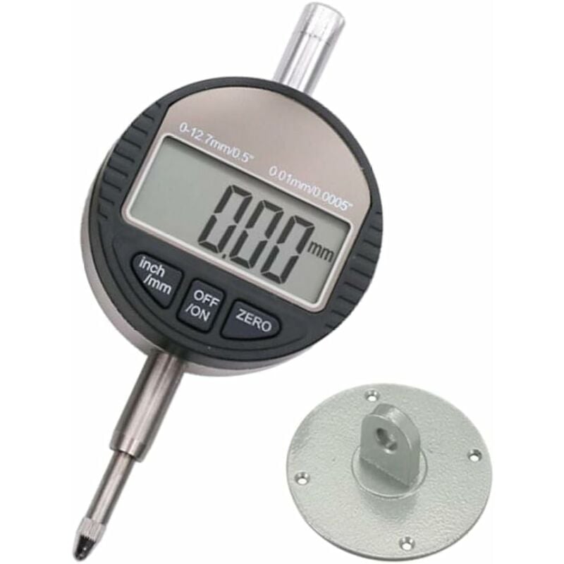 Indicateur numérique métrique/pouce 0-12.7mm, indicateur à cadran
