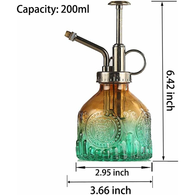 RHAFAYRE Brume pour plantes en verre 200 ml, flacon pulvérisateur