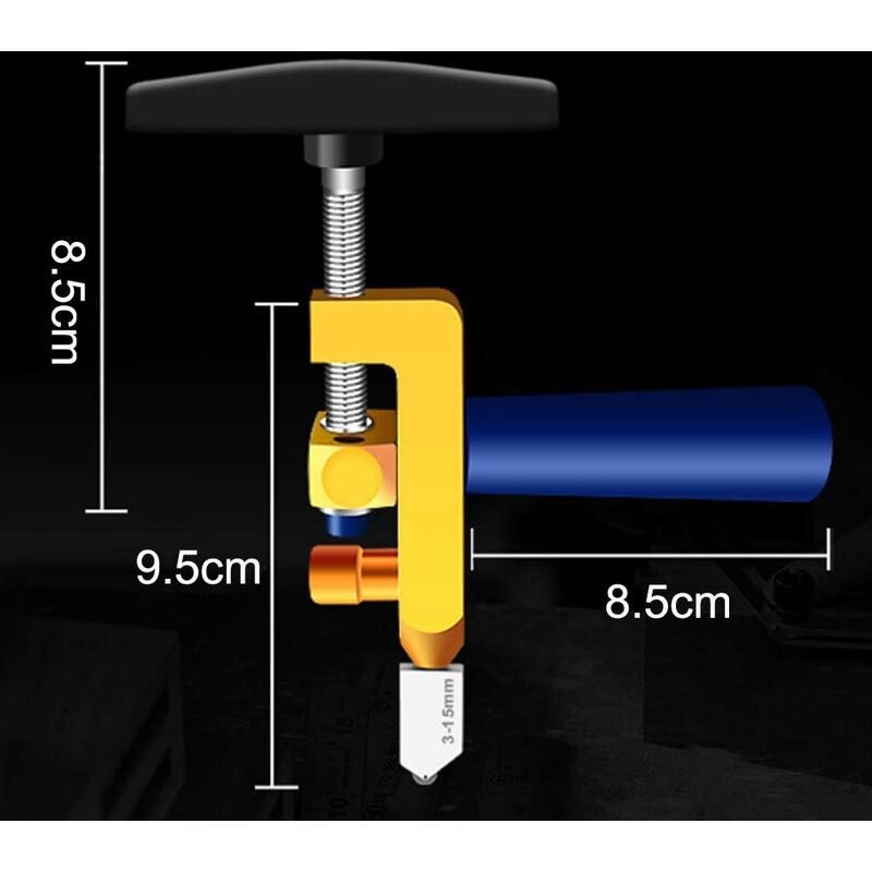 Petits outils de coupe d'argile polymère de 10cm pour modélisation couteau  à découper en tranches