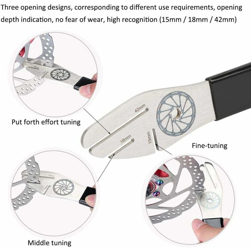 Écarteur de plaquettes de frein à disque, réparation de frein Outils  d'écartement de frein Joints universels Écarteur d'installation de  plaquette de