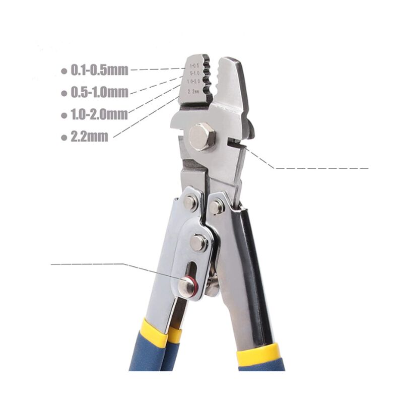 Klauke - Pince à sertir pour embouts de 0,5mm à 16mm² - Réf : K3