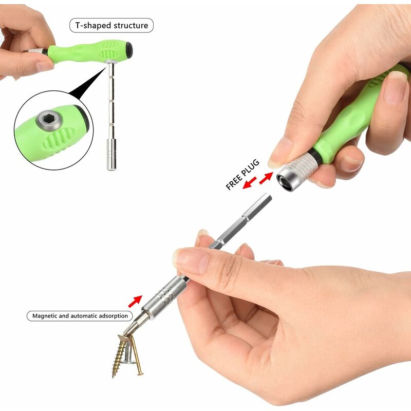 Jeu de tournevis Y 4pcs, kit de tournevis à trois points de précision avec  outil à main multifonctionnel magnétique