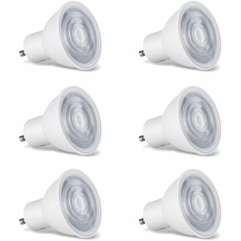 Lot de 5 ampoules LED GU10 Blanc chaud 5 W 500 lm 3000 K