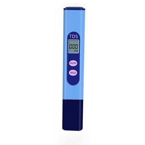 Testeur numérique de qualité de l'eau, stylo testeur portable haute  précision TDS, testeur de dureté de l'eau testeur de température testeur de  conductivité (sans batterie)