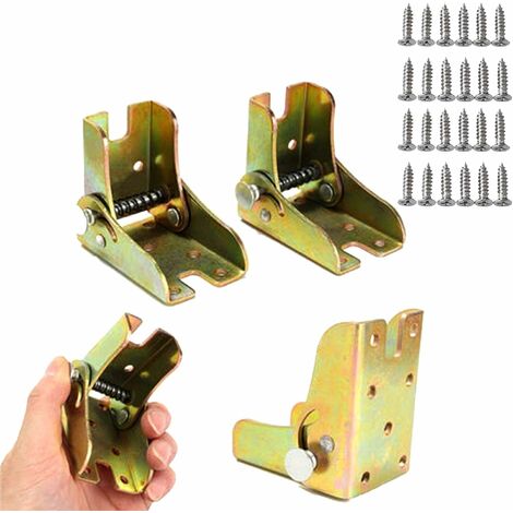 Supports d'extension pliables pour pieds de table de travail Charnière de verrouillage colorée Pour support de pied pliable Macaron