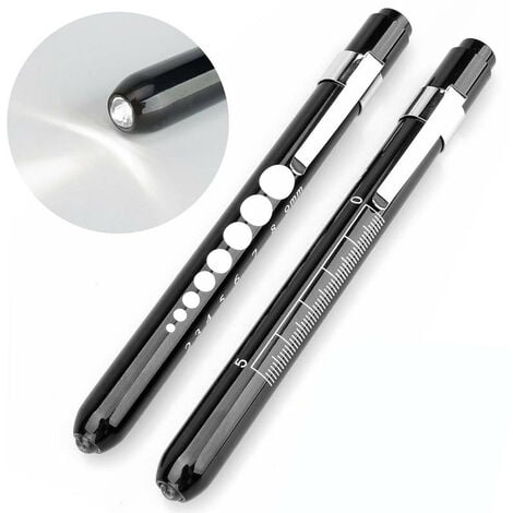 Lampe de stylo rechargeable avec stylos led de jauge de pupille, USB Stylo  rechargeable Cadeaux pour les infirmières Nu