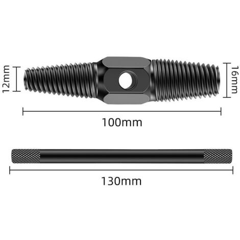 Extracteur de vis à Double tête, extracteur de vis de tuyau