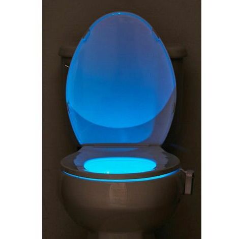 4.5V capteur siège de toilette lumière lampe siège activé automatiquement  16 couleurs 