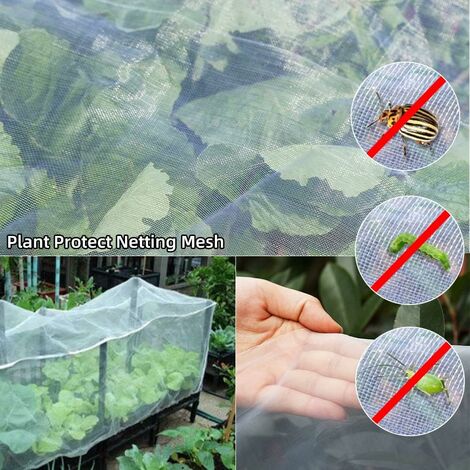Anti Insectes en Maille Fine, Protection Filet de Jardin