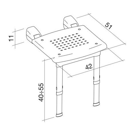 Sedile Con Schienale Ribaltabile In Vinile Bianco Osculati - 400x467x474 Mm Per Barche E Veicoli - Foto 8