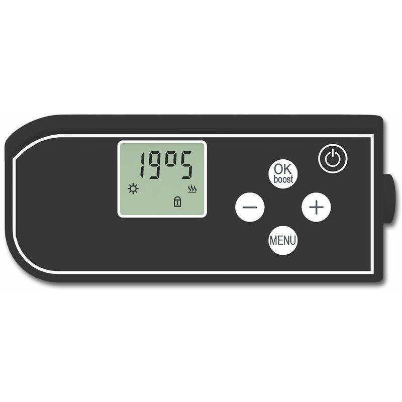 Sèche-serviette électrique - CARRERA - 500W - Noir - Programmable -  Thermostat électronique - Cdiscount Bricolage