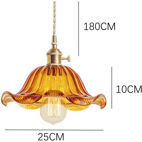 Lámpara De Techo Para Casa De Muñecas Escala 1:12 - Luz LED Transparente Con Estampado Y Base De Latón, Funciona Con Batería