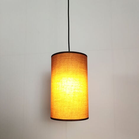 Lámpara colgante de metal, soporte de lámpara E27 para lámpara colgante de  techo, cable de 3.3 pies (negro, 2 unidades)