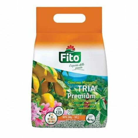 Mineraldünger für Zitrusfrüchte und mediterrane Pflanzen Fito Tria Premium  4kg
