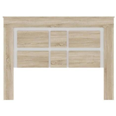 Cabecero cama matrimonio COIMBRA color cambrian/blanco, cambrian/antracita y pina/trufle 160x119,6 cm CAMBRIAN/BLANCO
