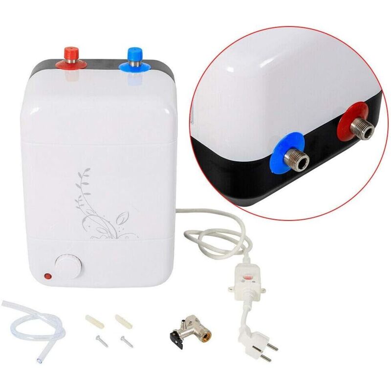 Untertisch-Warmwasserbereiter 8 Liter, 1500 W – Schnelle Heizung, Edelstahl, IPX4