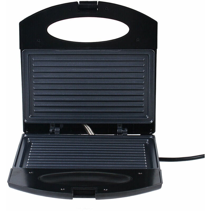 Aigostar Kontaktgrill Sandwichmaker 180° Aufklappbar als Tischgrill Panini  grill mit Abnehmbaren Platten Regelbarer Thermostat &Timer