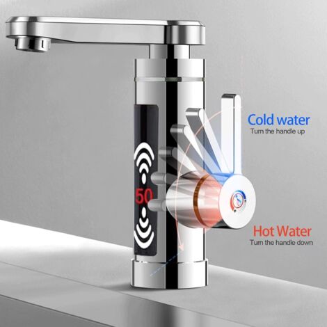 Elektrischer Durchlauferhitzer Wasserhahn 3000W - 360° Drehbar Für Küche & Bad