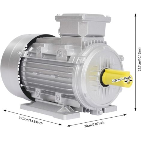 IE3 Elektromotor 18,5 kW, 230/400 Volt Voetflensbevestiging B3-B5, 3000